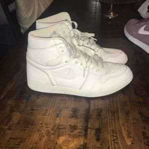Jordan 1 White Perforated
